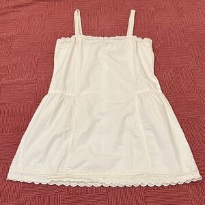 Libertine Women’s size 13 off white (cream)  Sleeveless Dress with Lace Trim